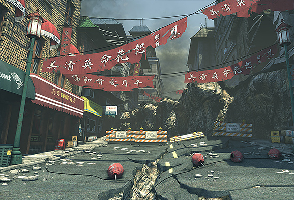 Destroyed Chinatown